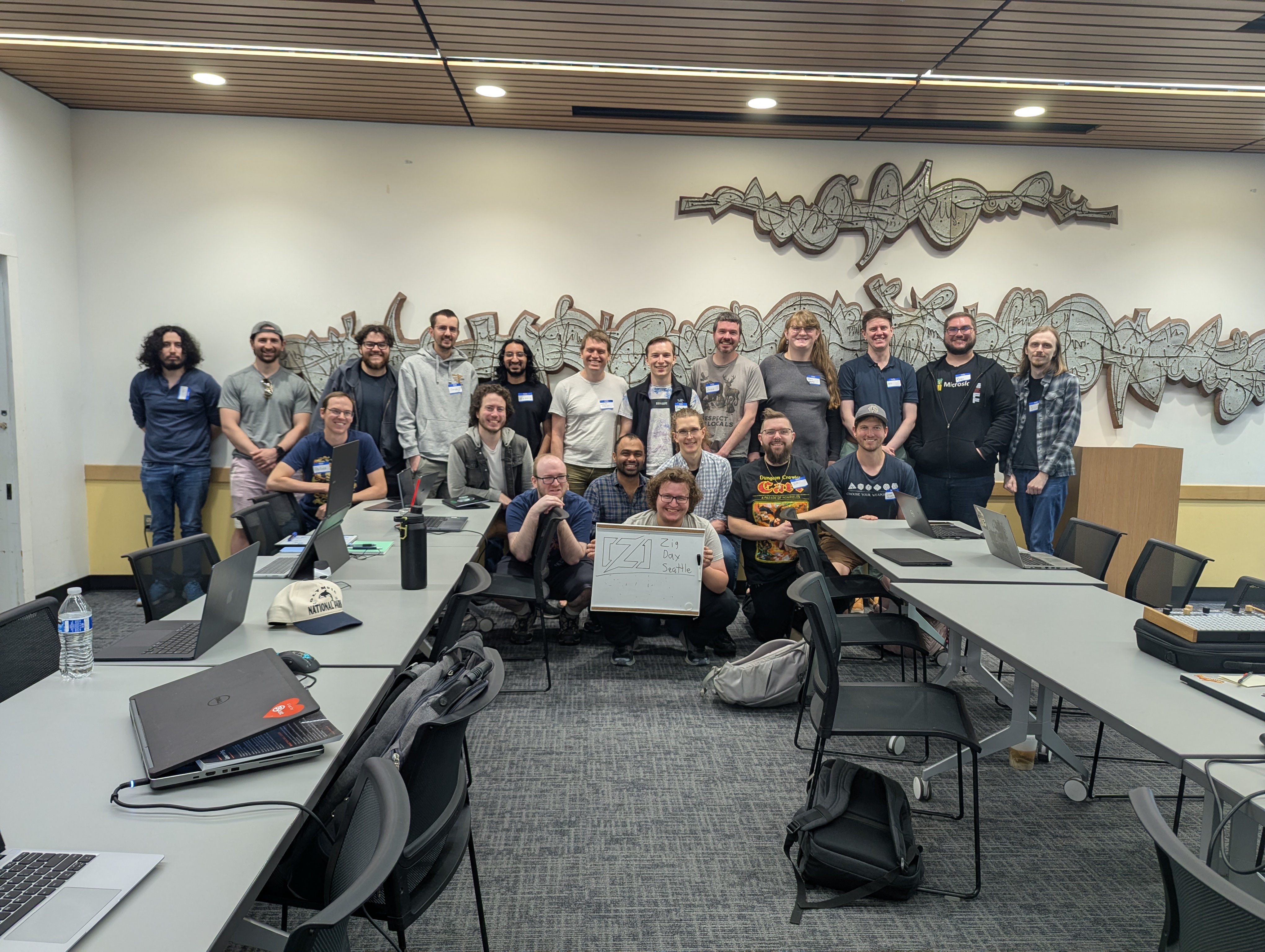 Group photo of most of the attendees
